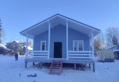 Фото со стройплощадок - Каркасный дом 7,5х12 м. 