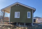 Фото со стройплощадок - Каркасный дом 8х10 м. 