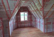 Фото со стройплощадок - Каркасный дом 7,5х10,5 м.