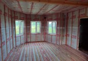 Фото со стройплощадок - Каркасный дом 7,5х10,5 м.