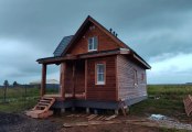 Фото со стройплощадок - Каркасный дом 7,5х10,5 м.