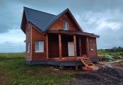 Фото со стройплощадок - Каркасный дом 7,5х10,5 м.