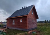 Фото со стройплощадок - Каркасный дом 7,5х10,5 м.