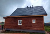 Фото со стройплощадок - Каркасный дом 7,5х10,5 м.