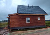 Фото со стройплощадок - Каркасный дом 7,5х10,5 м.
