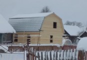 Фото со стройплощадок - Дом из бруса 6х8 м.