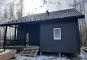 Фото со стройплощадок - Каркасный дом 9,5х10,5 м.