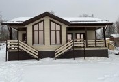 Фото со стройплощадок - Продается каркасный дом 85,3 м2 - по проекту К-35