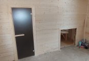 Фото со стройплощадок - Каркасная баня 4,5х6,5 м.