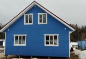 Фото со стройплощадок - Каркасный дом 8х10 м.