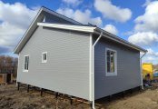Фото со стройплощадок - Каркасный дом 7,5х10 м.