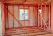 Фото со стройплощадок - Каркасный дом 11х10 м.