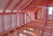 Фото со стройплощадок - Каркасный дом 11х10 м.