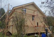 Фото со стройплощадок - Каркасный дом 7,5х8,5 м.