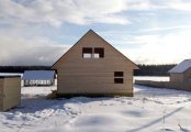 Фото со стройплощадок - Дом из бруса 8х8 м.