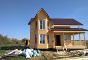 Фото со стройплощадок - Дом по проекту К-127