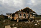 Фото со стройплощадок - Дом по проекту К-25