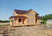 Фото со стройплощадок - Дом по проекту К-22