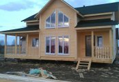 Фото со стройплощадок - Дом по проекту К-22