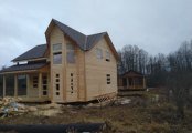 Фото со стройплощадок - Дом по проекту Д-127