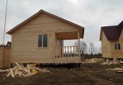Фото со стройплощадок - Дом Д-31 и баня Б-2