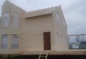 Фото со стройплощадок - Каркасный дом 8х9 м. (выставочный образец)