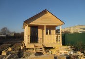 Фото со стройплощадок - Баня по проекту Б-1