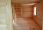 Фото со стройплощадок - Дом из бруса 7.5х7.5 м.