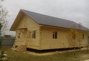 Фото со стройплощадок - Дом из бруса 8х12