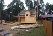 Фото со стройплощадок - Дом по проекту Д-88