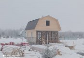 Фото со стройплощадок - Каркасный дом 6х7,5 м