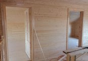 Фото со стройплощадок - Дом из бруса 9х9 м.