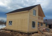 Фото со стройплощадок - Дом по проекту Д-5