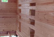 Фото со стройплощадок - Дом из бруса 7,5х8,5 м