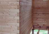 Фото со стройплощадок - Дом из бруса 7,5х8,5 м