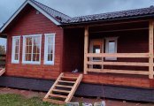 Фото со стройплощадок - Каркасный дом 8,5х11 м 