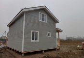 Фото со стройплощадок - Каркасный дом 7х11 м.