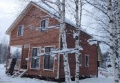 Фото со стройплощадок - Дом из бруса 8х9 м.