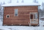 Фото со стройплощадок - Дом из бруса 8х9 м.