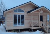 Фото со стройплощадок - Каркасный дом 8х9 м.