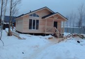 Фото со стройплощадок - Каркасный дом 8х9 м.