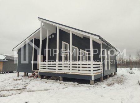 Фото со стройплощадок - Каркасный дом 12х10 м.