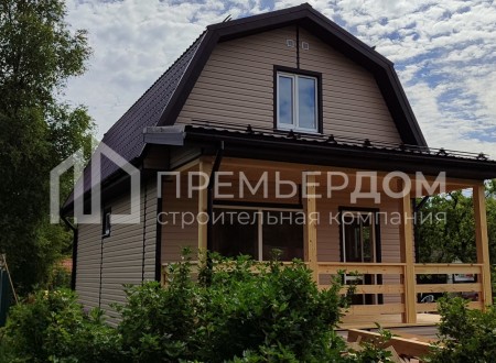 Фото со стройплощадок - Каркасный дом 5,6х10 м.