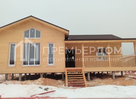 Фото со стройплощадок - Каркасный дом 12х10 м.