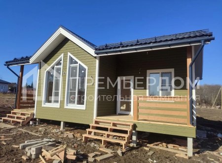 Фото со стройплощадок - Каркасный дом 8х10 м. 