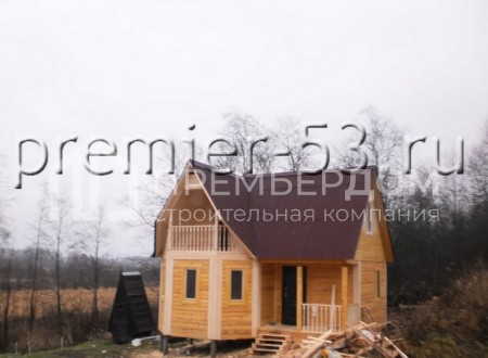 Фото со стройплощадок - Дом по проекту Д-22