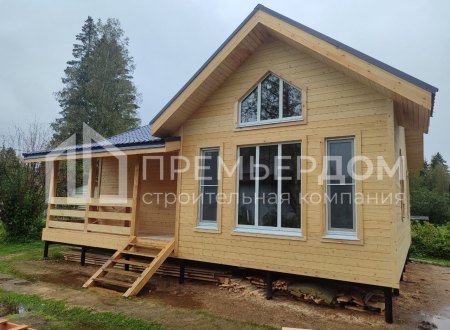 Фото со стройплощадок - Каркасный дом 9х10 м.