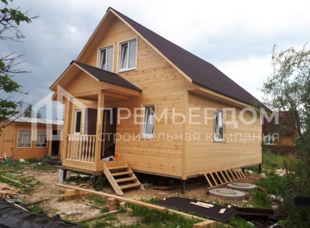 Фото со стройплощадок - Дом по проекту К-73