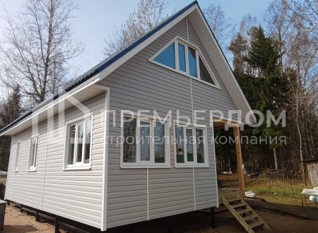 Фото со стройплощадок - Каркасный дом 6х8,5 м.