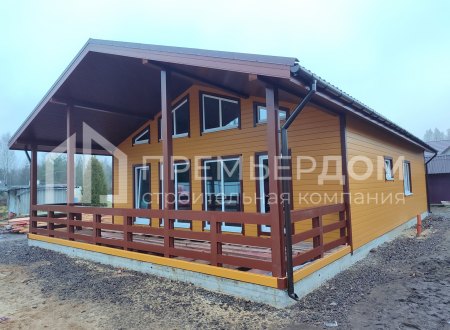 Фото со стройплощадок - Каркасный дом 9х15 м.